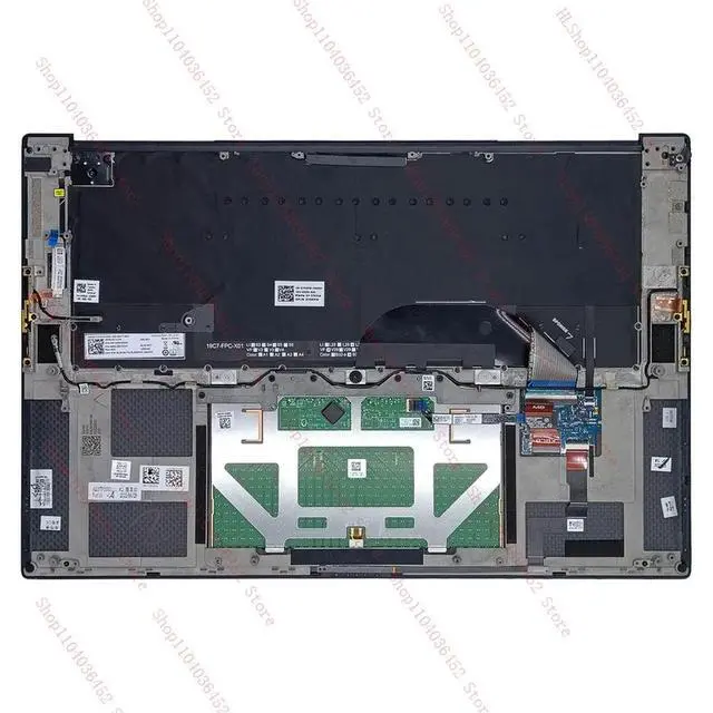 Alt view image 3 of 3 - 05Y9T0 Palmrest Backlit keyboard touchpad antenna For Precision 5560 M5560
