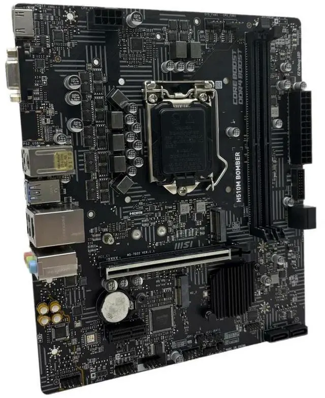 Alt view image 2 of 3 - For H510M BOMBER Motherboard Supports 10th/11th GEN LGA1200 2xDDR4 HDMI VGA