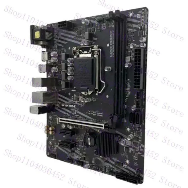 Alt view image 2 of 3 - for H410M PRO-E Motherboard H410 LGA 1200 DDR4 M-ATX VGA DVI-D HDMI