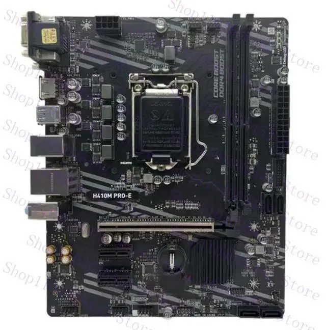Main image of for H410M PRO-E Motherboard H410 LGA 1200 DDR4 M-ATX VGA DVI-D HDMI