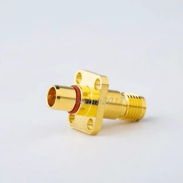 Alt view image 4 of 6 - BMA/SMA-JFK RF adapter BMA male to SMA female four-hole flange SMA-K to BMA-J adapter