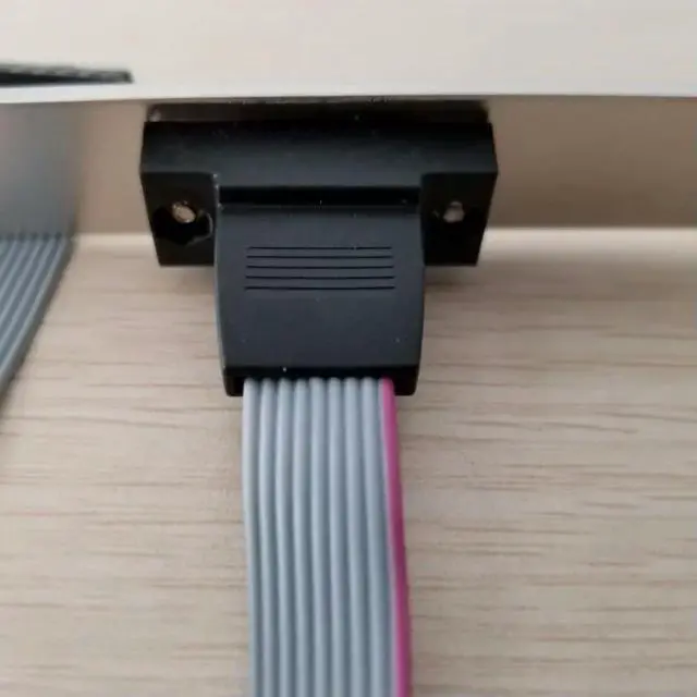 Alt view image 5 of 6 - Motherboard 10Pin Female to DB9 RS232 9Pin Male Serial Port Full-Height Profile Rear Bracket Cable Cord 26cm For Printer