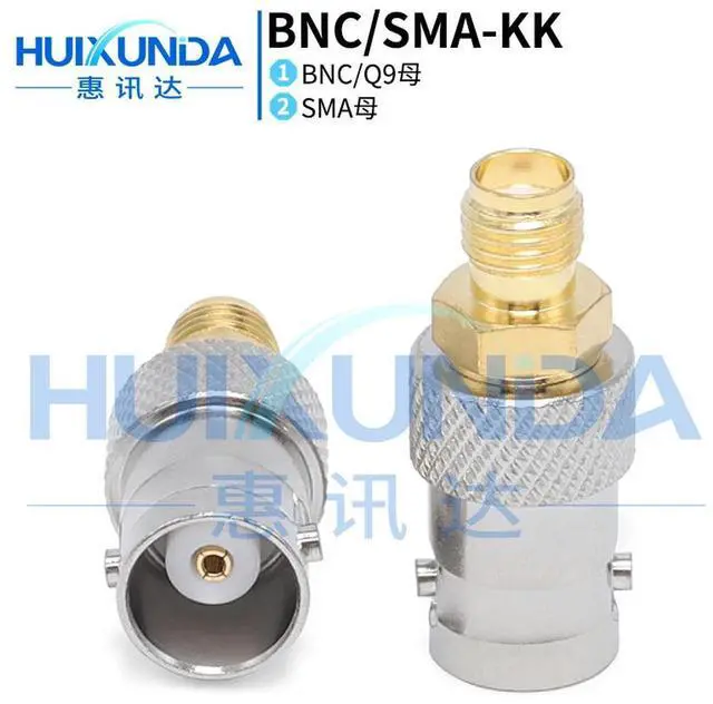 Main image of BNC/SMA-KK BNC female to SMA female to Q9 female to Q9 connector, walkie-talkie adapter