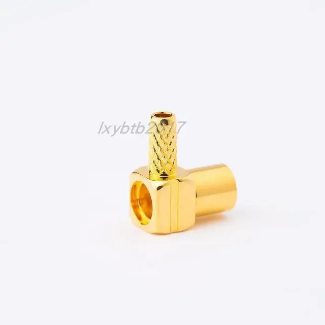 Alt view image 2 of 4 - MCX-KW3 RF connector RG316 crimp SYV-50-2-1 female elbow MCX-C-KW1.5 connection RG174