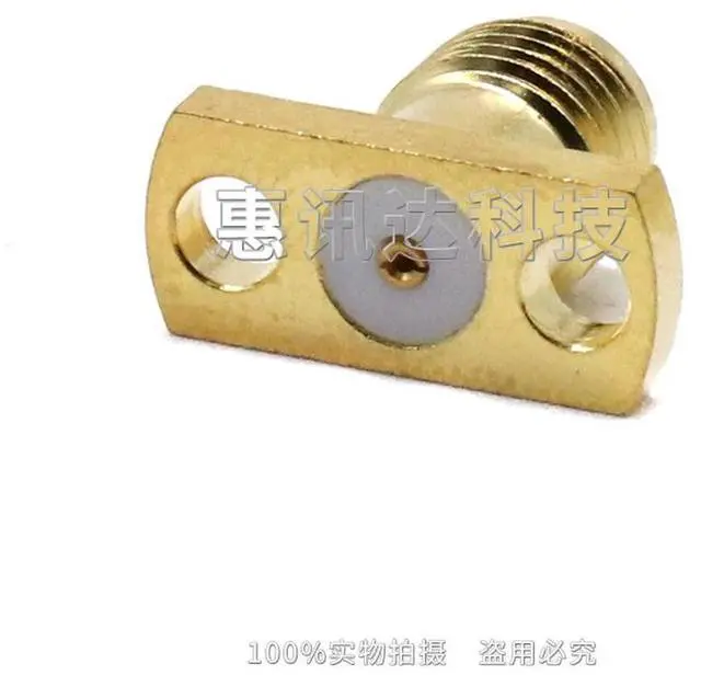 Alt view image 2 of 6 - SMA-KF two-hole 8.6 with 0.91 glass bead SMA female seat with two-hole flange fixed SMA-KFD patch