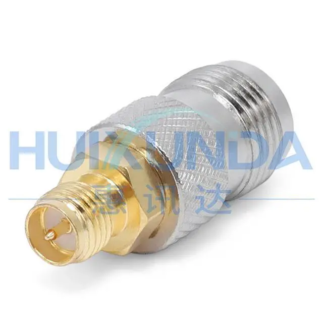 Alt view image 3 of 6 - TNC/RPSMA-KK TNC female to RPSMA female TNC female to SMA male thread pin reverse pole connector