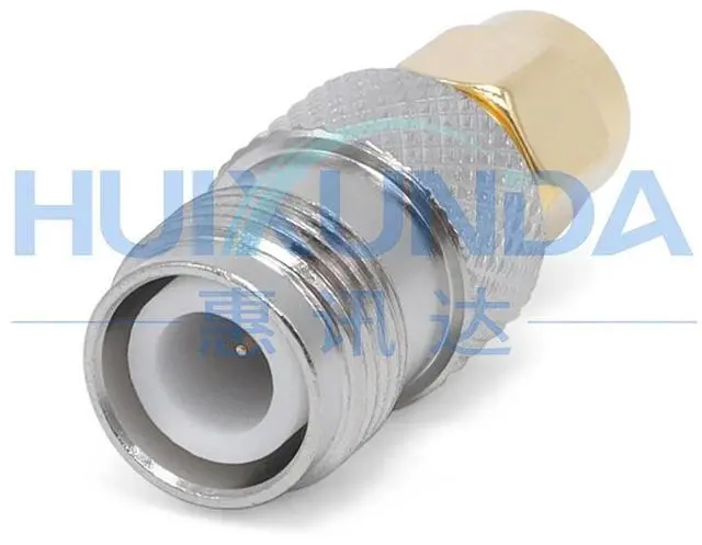 Alt view image 2 of 6 - RPTNC/RPSMA-KJ RPTNC Female to RPSMA Male TNC External Thread Pin to SMA Internal Thread Hole Connector