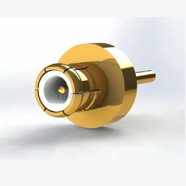 Alt view image 3 of 6 - MCX-JHD14 RF Connector Extended MCX-JE Single Pin PCB Solder Board Round Straight Male 50 Ohm