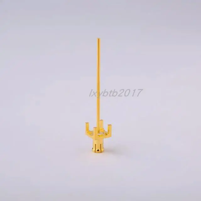Alt view image 6 of 6 - MCX-JHD30 RF connector inner conductor lengthened male seat PCB socket MCX-JE positive four-leg antenna total length 36