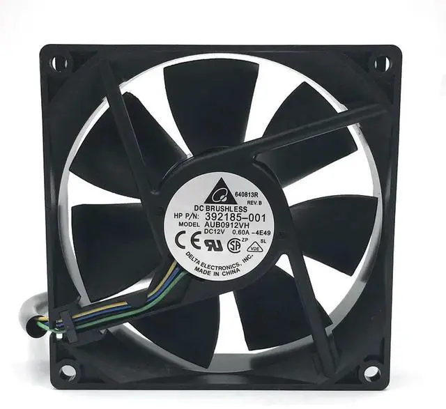 Alt view image 3 of 3 - 90mm PWM Fan for Delta AFB0912VH = AUB0912VH 90*90*25MM 9225 DC 12V 0.60A 4-pin for Computer CPU Server Inverter