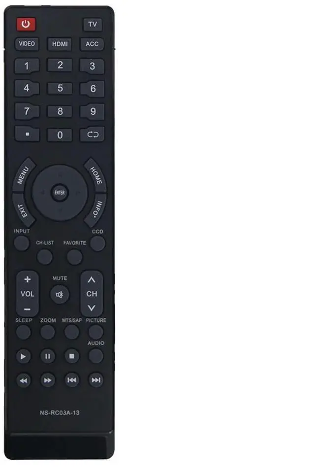 Alt view image 6 of 6 - Remote Control Replacement For Insignia TV NS-RC03A-13 NS-32L120A13 NS-40L240A13 Remote Controls