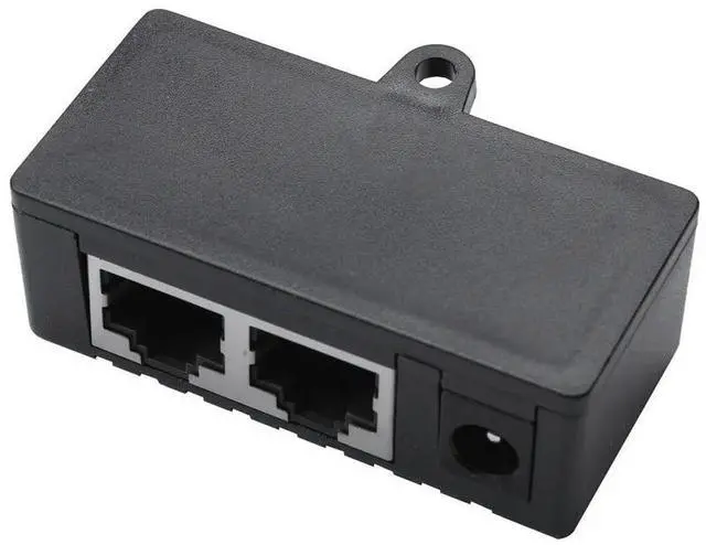 Alt view image 6 of 6 - 3X Poe Splitter Poe Injector Rj45 Dc 5.5Mm X 2.1Mm Input Passive Poe Adapter Connector For Ip Network Camera(Black)