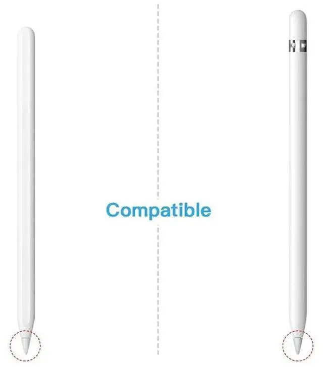 Main image of 20 Pack Replacement Tip For Pencil Nibs For Pencil 1St & 2Nd Generation (White)