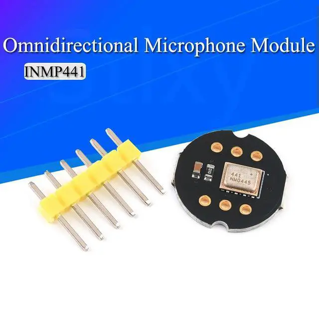 Alt view image 4 of 6 - MH-ET LIVE Omnidirectional Microphone Module I2S Interface INMP441 MEMS High Precision Low Power Ultra small volume for ESP32
