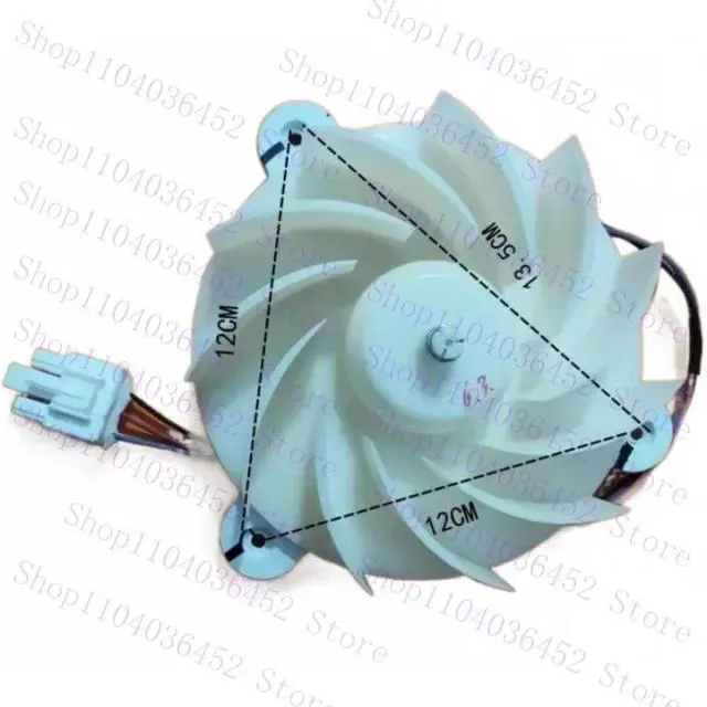 Alt view image 4 of 4 - ZWF-30-3 fan B03081070 freezing fan for motor DC12V