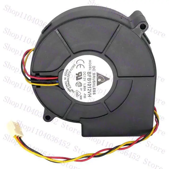 Alt view image 4 of 6 - Large Air Volume Turbine Blower Cooling Fan for BFB1012VH 12V 1.8A 97*33mm