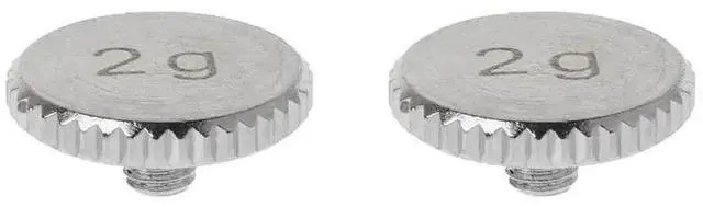 Main image of 2X Headshell 2G Shell Weight Turntable l Electric Instrument Parts For SL1200 SL1210 MK2 3 5 M5G Stylus DJ,Silver