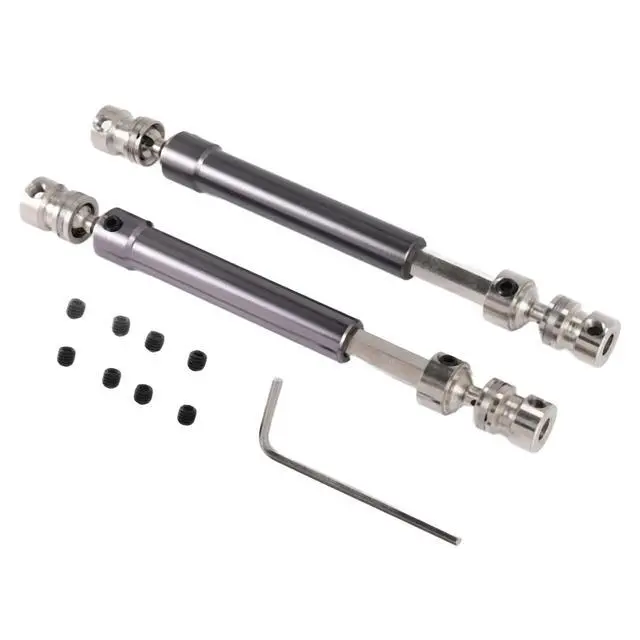 Alt view image 3 of 3 - 2PCS CVD Drive Shaft 110-160Mm For 1/10 Rock SCX10 90046 Traxxas Trx4