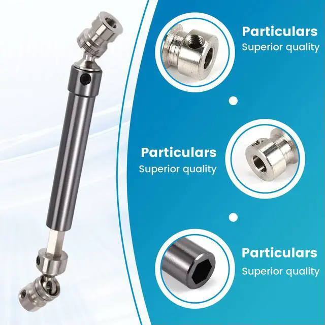 Alt view image 2 of 3 - 2PCS CVD Drive Shaft 110-160Mm For 1/10 Rock SCX10 90046 Traxxas Trx4