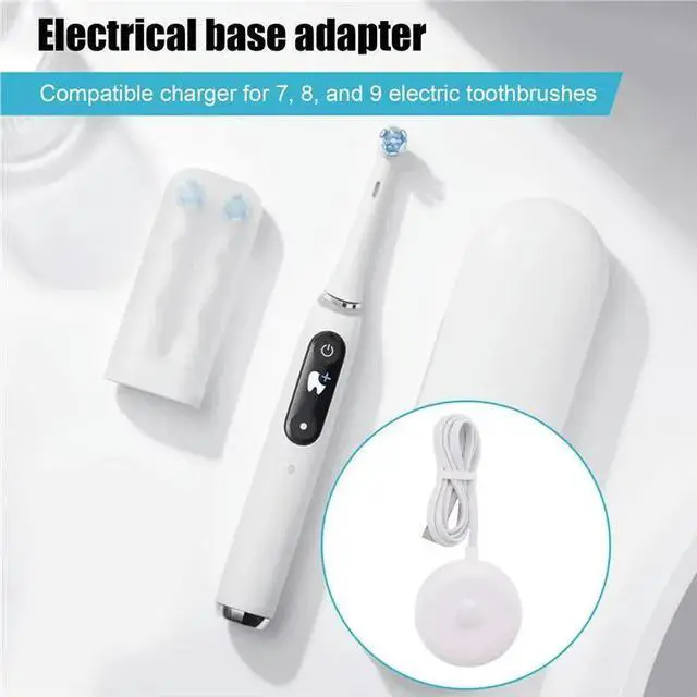 Alt view image 2 of 3 - For Oral B IO Series 9/8/7 Replacement 3768 Magnetic Electric Toothbrush Base Adapter