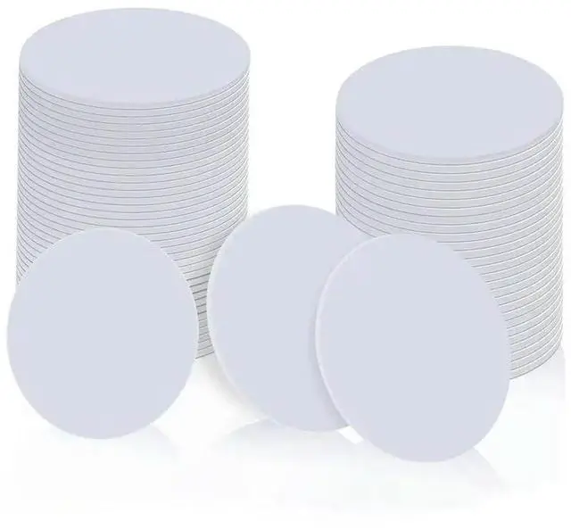 Main image of 50 PCS Ntag215 Tags Coin Cards, Blank Rewritable PVC 215 Tag Round 25Mm / 1 Inch