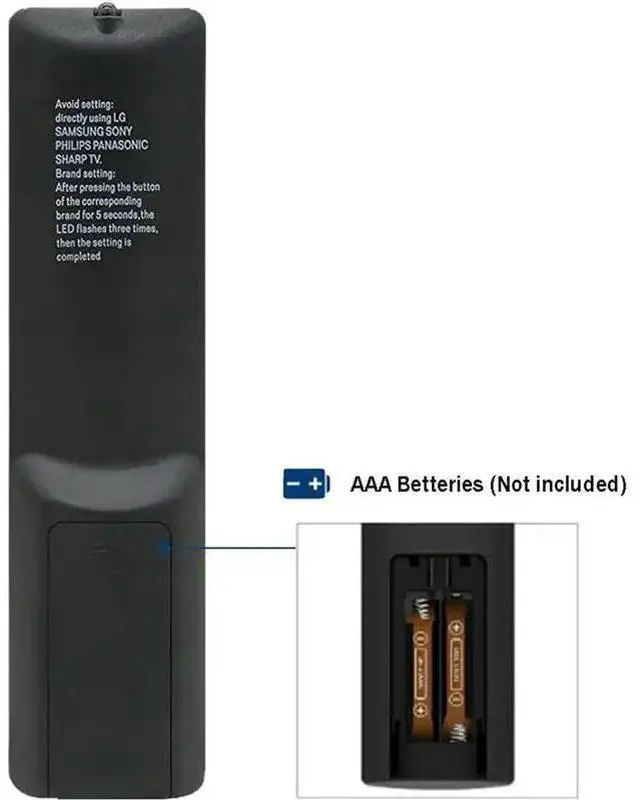 Alt view image 2 of 3 - Universal TV Remote Replacement Kit Compatible For Magnavox RCA JVC Westinghouse For Panasonic And More