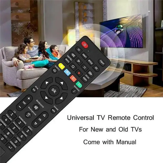 Alt view image 3 of 3 - Universal TV Remote Replacement Kit Compatible For Magnavox RCA JVC Westinghouse For Panasonic And More