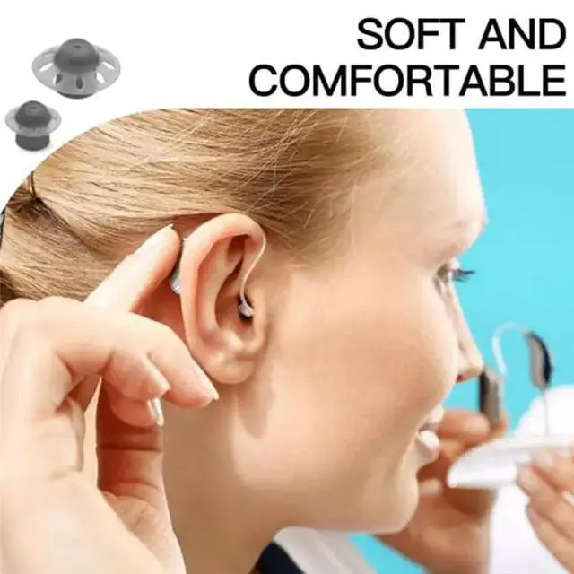 Alt view image 3 of 3 - Hearing Aid Domes For Phonak Marvel & Paradise RIC BTE Models SDS 4.0 Large Open Dome 10Mm 40 Pcs Pack,Large