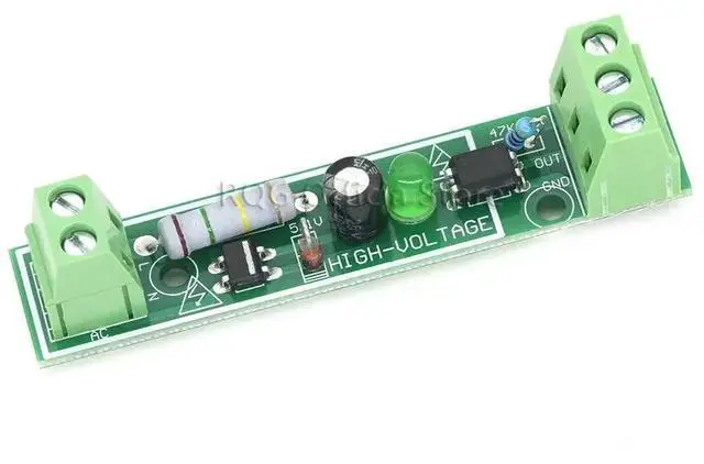 Alt view image 5 of 6 - 1-Bit AC 220V Optocoupler Isolation Module Voltage Detect Board Adaptive 3-5V For PLC Isolamento Fotoaccoppiatore Module