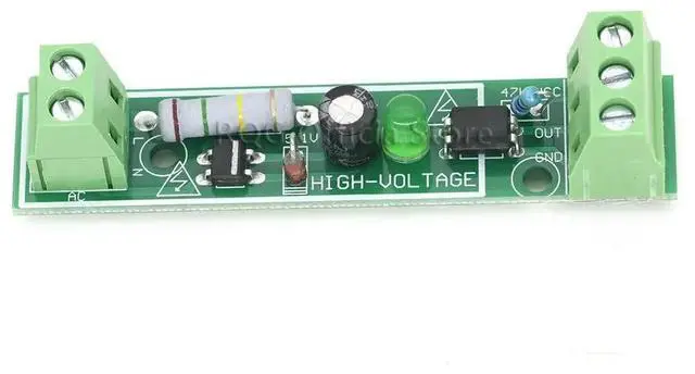 Alt view image 6 of 6 - 1-Bit AC 220V Optocoupler Isolation Module Voltage Detect Board Adaptive 3-5V For PLC Isolamento Fotoaccoppiatore Module