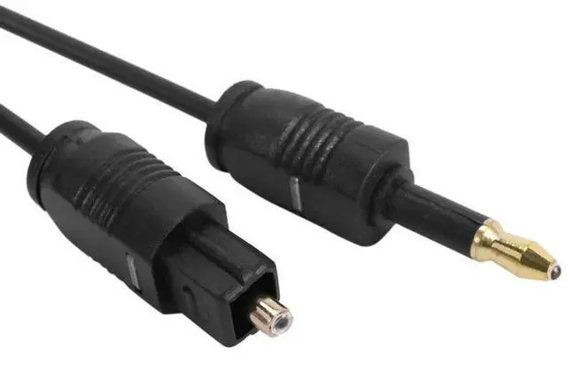 Alt view image 3 of 3 - 6X 2M Mini 3.5Mm Plug Digital Optical Audio Cable SPDIF Optical Fiber Line
