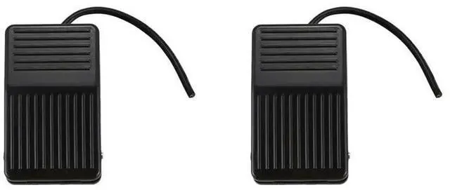 Alt view image 3 of 3 - 2X 220V 10A Spdt Nonslip Plastic Momentary Electric Power Foot Pedal Switch