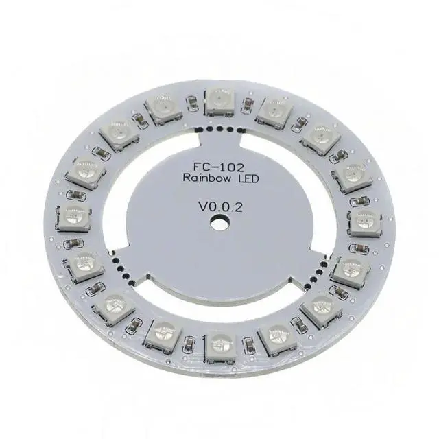 Alt view image 6 of 6 - Electronics 5050 RGB WS2812 WS2811 16 Bits LED Ring Lamp Light With Integrated Drivers Built-in Full-Color Drive Lamp