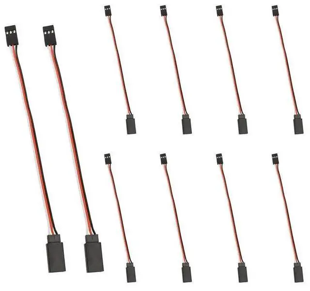 Main image of 10Pcs 150Mm Servo Extension Lead Wire JR Cable 3Pin Male To Female For RC Car