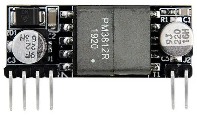 Alt view image 2 of 3 - 2X DP1435 12V Poe Module Solid Capacitor Embedded Pin Type Standard 48V Small Size Supports 100M Gigabit
