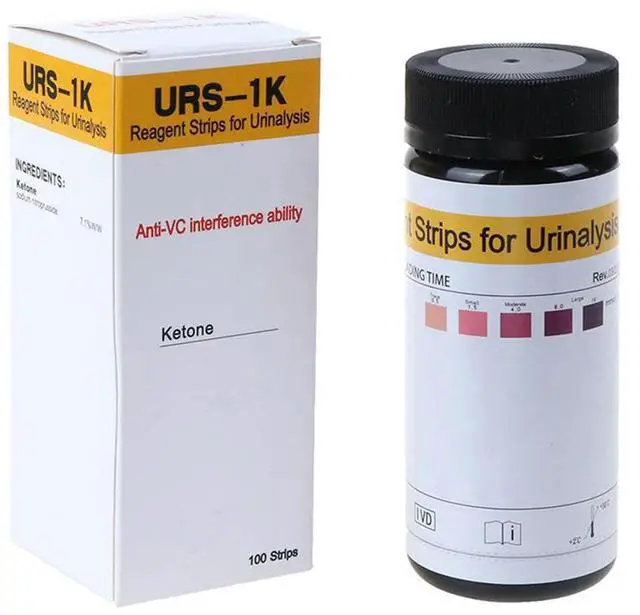 Alt view image 3 of 3 - 300Pcs/Bottle Ketone Strips Home Ketosis Urine Weight Lose Analysis Keto Strips