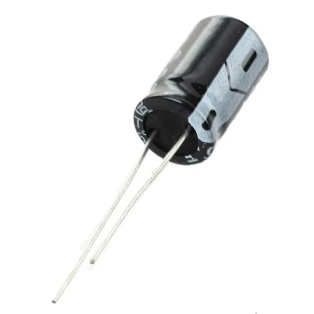 Alt view image 3 of 3 - 100Pcs 35V Electrolytic Capacitor 470UF 10 X 17Mm