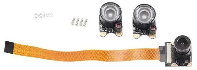 Main image of For Raspberry Pi 5/Zero/2W/W Camera Day And Night Vision Adjustable Focus Module, OV5647 5MP 1080P 75° Viewing Angle