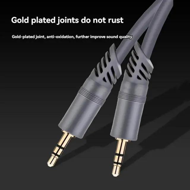 Alt view image 3 of 3 - 3.5Mm Aux Cable Male To Male 3.5Mm Audio Cable Jack For Oneplus Headphones Speaker Cable Car Aux Cord,