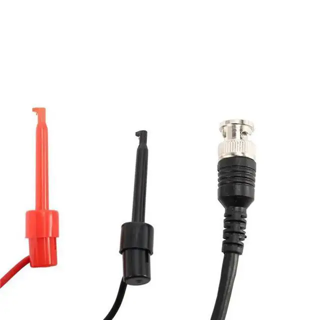 Alt view image 2 of 3 - 6X Oscilloscope Probes BNC To Alligator Crocodile Clips BNC To Mini Hook Leads BNC To Dual Stacking Banana Cable