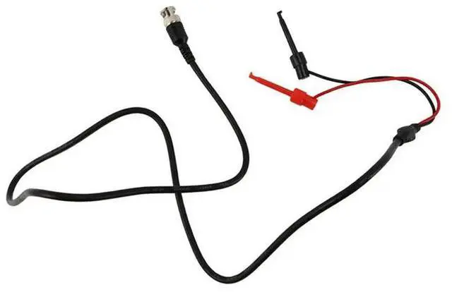 Alt view image 3 of 3 - 6X Oscilloscope Probes BNC To Alligator Crocodile Clips BNC To Mini Hook Leads BNC To Dual Stacking Banana Cable