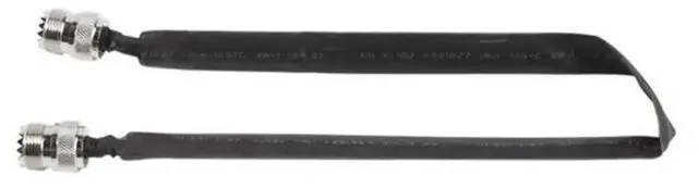 Main image of 4X Window Pass Through Flat RF Coaxial Cable SO239 UHF Female To UHF Female 50 Ohm RF Coax Pigtail Extension Cord 20Cm