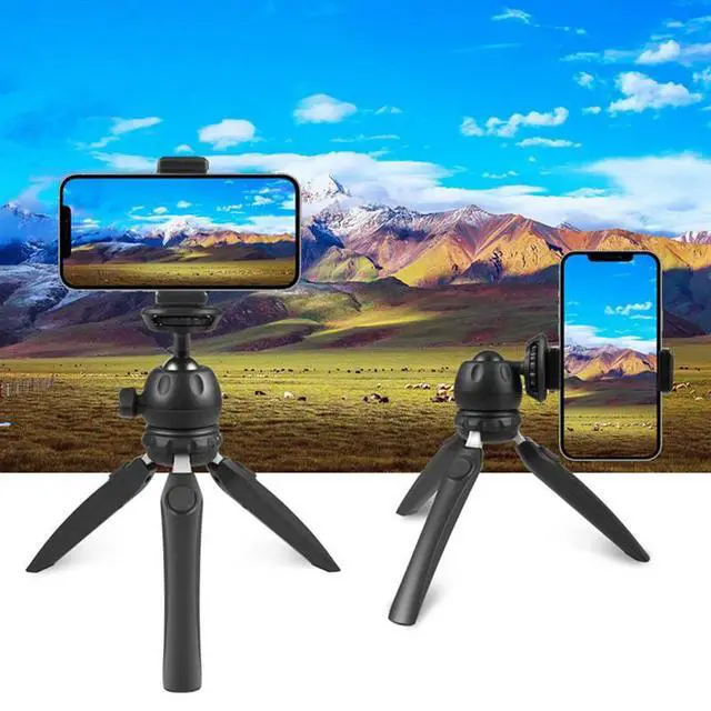 Alt view image 2 of 3 - 1 PCS Multifunctional Mini Bracket Steady Shot Anti-Shake Bracket With Phone Clip, Black
