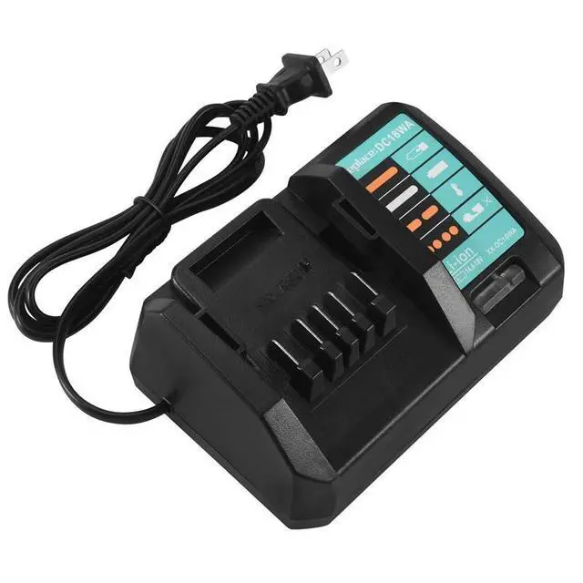 Alt view image 3 of 3 - 14.4V-18V Charger DC18WA For Maktec DC18SG DC1851 BL1813G BL1415G BL1815G BL1413G UH522D UM167D UR180D -US Plug