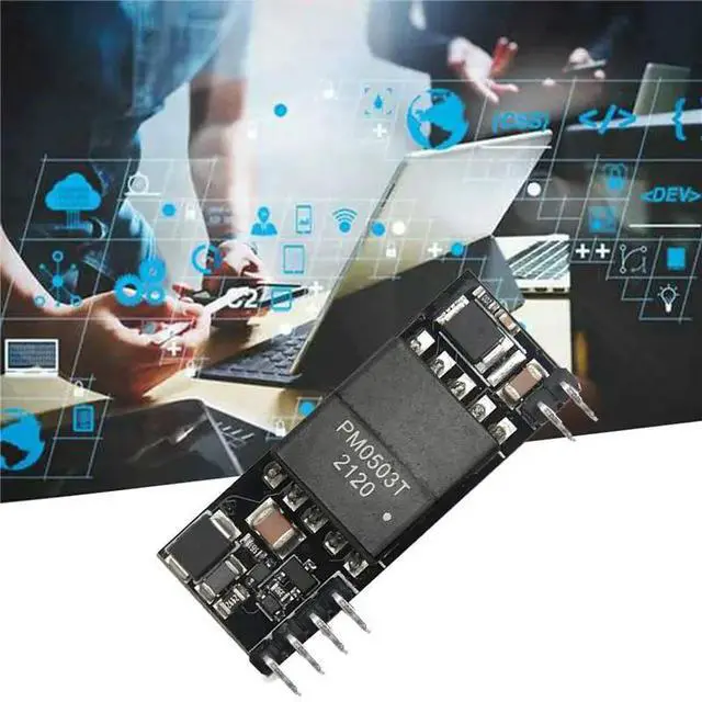 Alt view image 3 of 3 - 4X DP1435 POE Module 5V 2.4A IEEE802.3Af Without Capacitance Supports 100M 1000M POE Module
