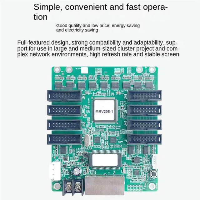 Alt view image 3 of 3 - MRV208-1 Video Receiving Card Full-Color LED Video Screen Receiving Card HBU75E Video Motherboard Receiving Card