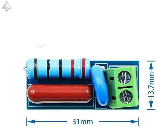 Alt view image 6 of 6 - RC Absorption/Snubber Circuit Module Relay Contact Protection Resistance Surge