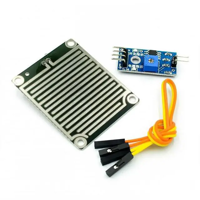 Alt view image 6 of 6 - 3.3-5V Rain Raindrops Detection Sensor Weather Humidity Module For
