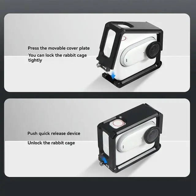 Main image of For GO3 / GO 3S Ultra Light l Cage Frame Case Protective Shell Protector Accessories Dual Cold Shoes