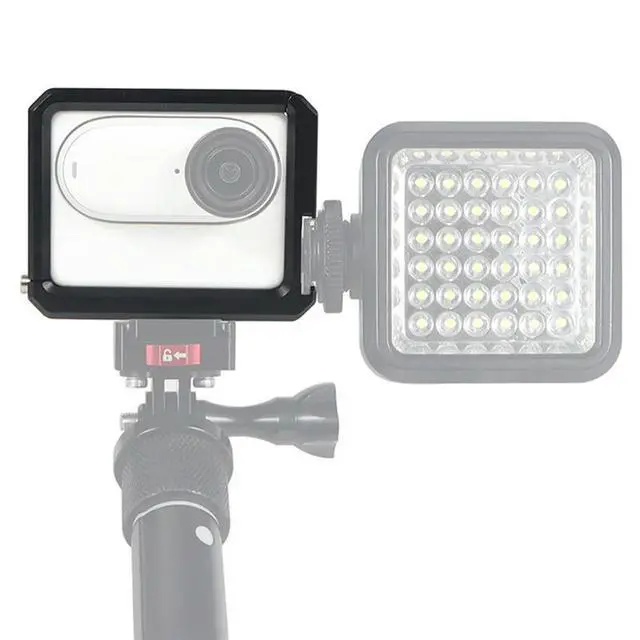 Alt view image 3 of 3 - For GO3 / GO 3S Ultra Light l Cage Frame Case Protective Shell Protector Accessories Dual Cold Shoes